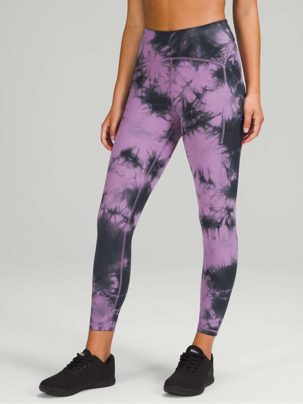 Lululemon Power Thru High-Rise Tight
Over Tie Dye Wisteria Purple Graphite Grey